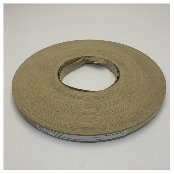 Дъбов фурнирен кант 24мм x 0.5мм - Без термоплавък лепило