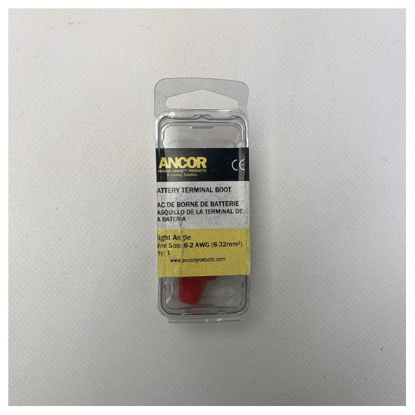 Червен капак на терминала на морската батерия - трайна водоустойчива изолирана капачка на конектора за защита на положителния полюс