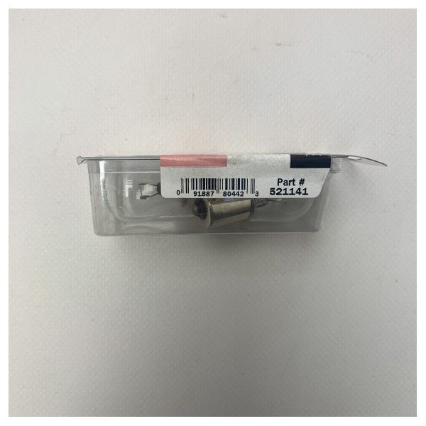 Bombillas LED marinas de bayoneta de 12 V y 18,4 W - Iluminación impermeable duradera para barcos, paquete de 2 unidades