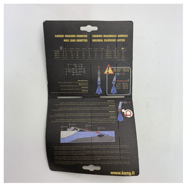 Kong 644.08 8 mm de ancoragem giratória | conetor de corrente