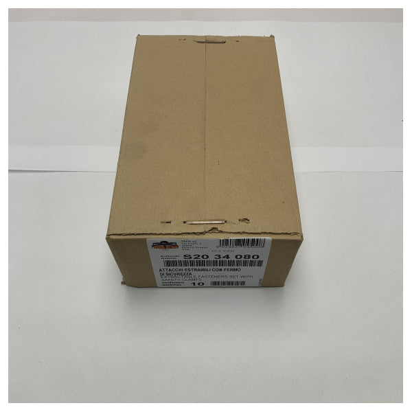 Conjunto de fechos extraíveis Trem 64759 com grampos de segurança para escada de banho - S20 34 080