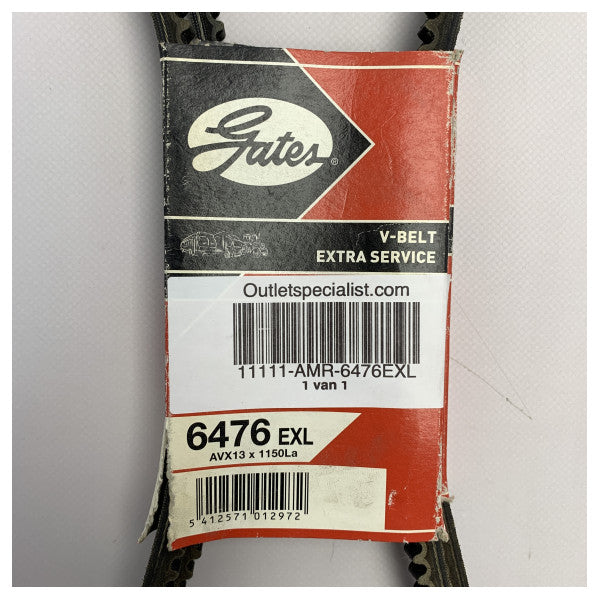 ゲイツ 6476EXL 多機能Vベルト 1150 x 13 mm
