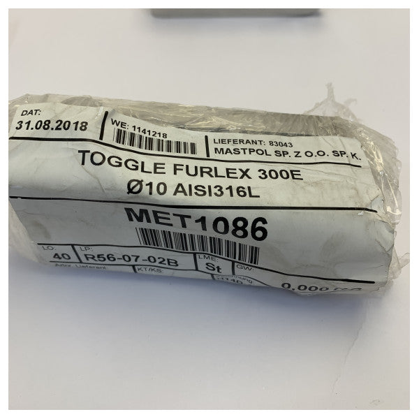 Selden Furlex 300E Toggle D10 mm til Forstay