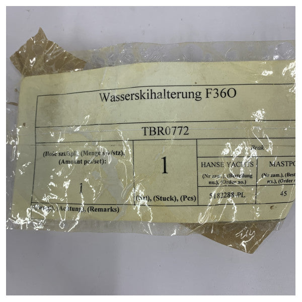 Palo fisso in acciaio inossidabile per sci d'acqua e wakeboard Fjord 36 Open - TBR0772