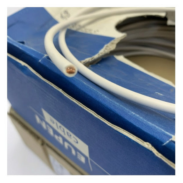 EUPEN CABLE H07V-K 115m 6mm² Flexible Single-Core Wire White