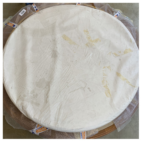 Rund luksuriøs marine teaktræstabel - Elegant træ yacht eller båd spise- og salonbord