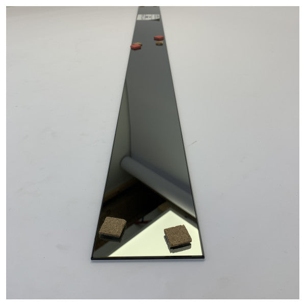 Glaskile Plast Grey Crystal Mirror 1245x84 mm Yacht Hardware TIZ0449