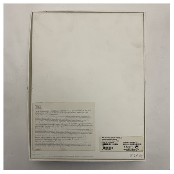 Apple iPad 4 16GB Μαύρο WiFi Retina Display Ταμπλέτα Ελαφρύ Μοντέλο A1458