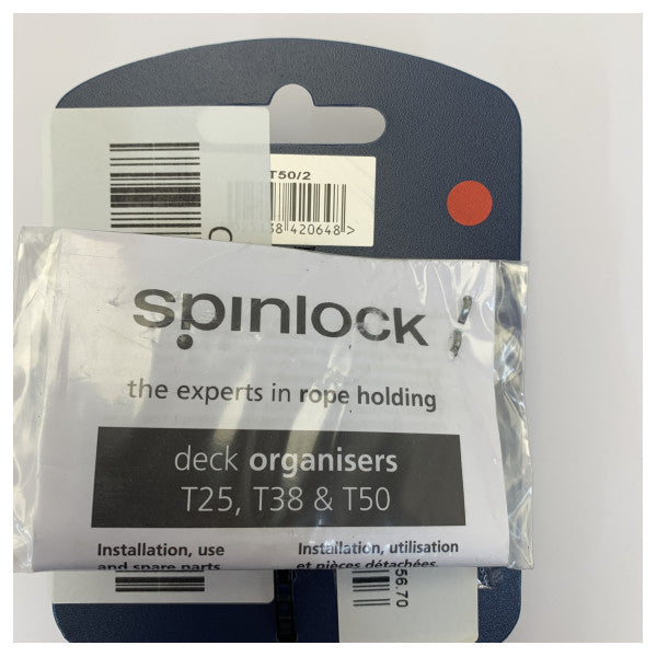 Spinlock T50-2 Декорация за организатор - Организатор за въжета с 2 диска 50mm