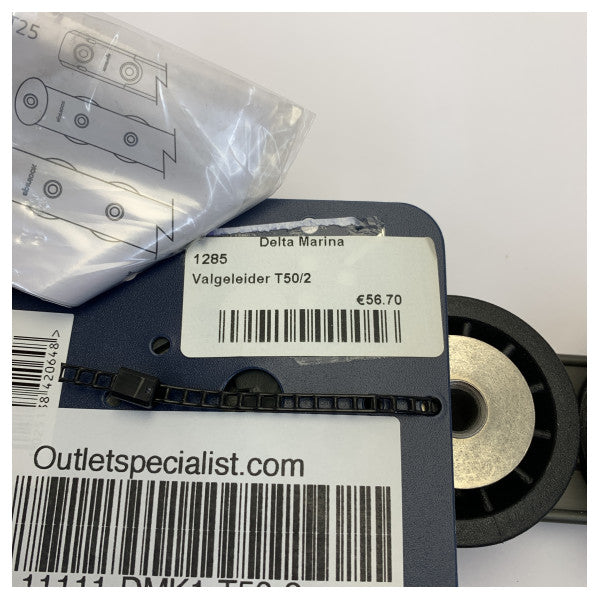 Spinlock T50-2 Декорация за организатор - Организатор за въжета с 2 диска 50mm