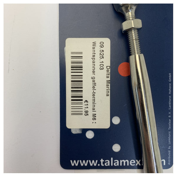 Talamex 09.525.103 3mm Направляващ механизъм от неръждаема стомана M6