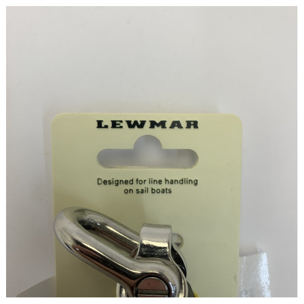 Lewmar 29901422BK 2-Scheiben Block mit Verriegelung 40 mm