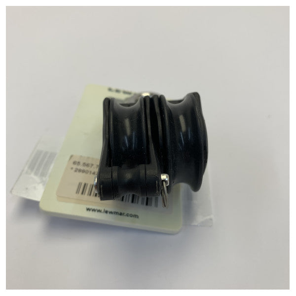 Lewmar Dubbel Block med två skivor 40 mm - 10 mm - 29901425BK
