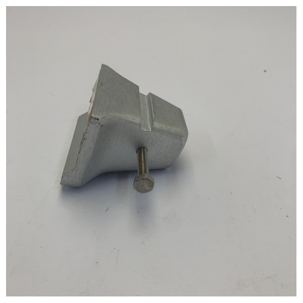 WF0686 RVS Railing Base - Stainless Steel Yacht Hardware with Set Screw