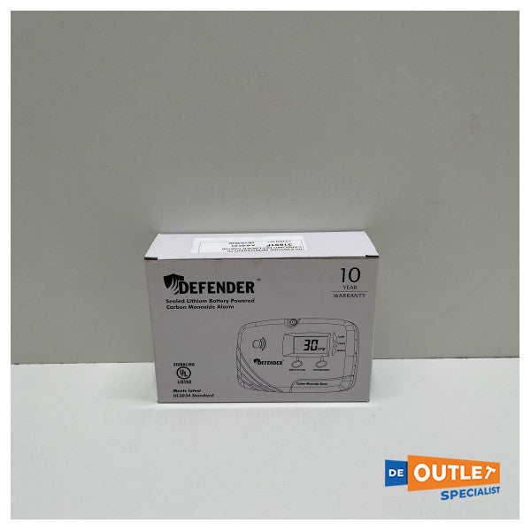 Defender CA6150 Lithium powered Carbon Monoxide detector - alarm