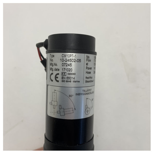 Johnson MP10P7-1 tungt sirkulasjonspumpe 12V