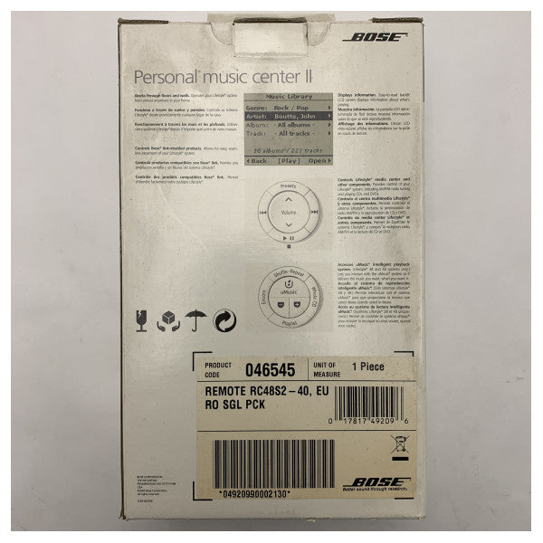 Bose RC 48 Funkfernbedienung für Personal Music Center II