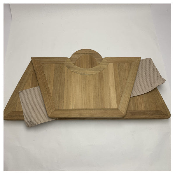 ウッタン チーク製折りたたみマリンテーブル S62用 � 耐候性ボート&ヨット用家具