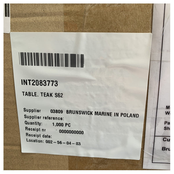 طاولة بحرية قابلة للطي من خشب الساج من Uttern لـ S62 � أثاث قارب ويخت متين مقاوم للعوامل الجوية