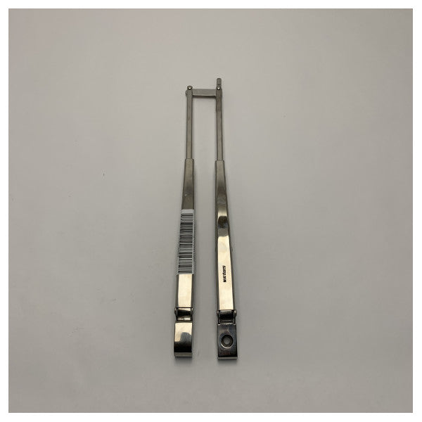 Vetus rustfritt stål parallell vindusviskerarmsett 386 - 471 mm - DINSDX