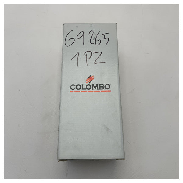 Suporte de escova de sanita cromado Colombo Marine B2407 SX � Acessório de barco durável e resistente à corrosão de Itália