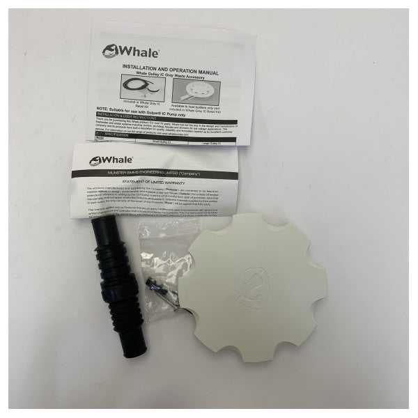 Whale BP2082B Gulper Black Water Waste Pump 12V - 19L/m