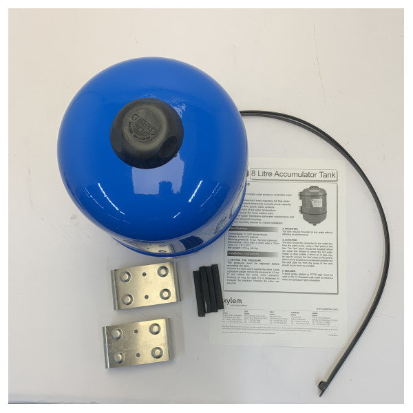 Jabsco 23240-2000 Tasapainotankki 8 litraa makeavesipumppujärjestelmälle