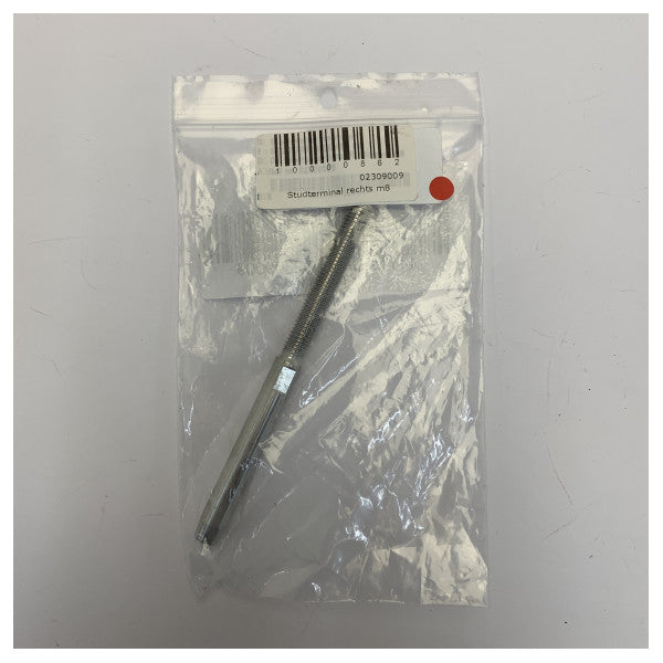 M8 Stud Terminal Right Hand Thread - Marine Grade RVS Rigging