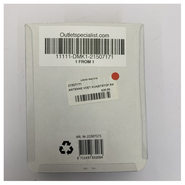 Talamex Plastic Antenna Base for Rail Mounting 21507171