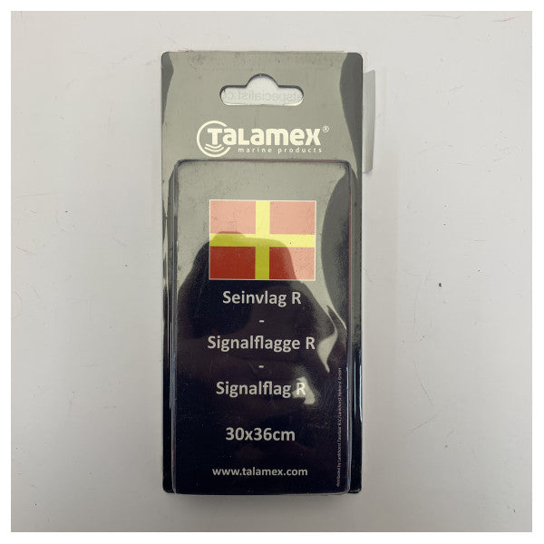 Talamex 27503318 Bandeira de sinalização marítima 30x36