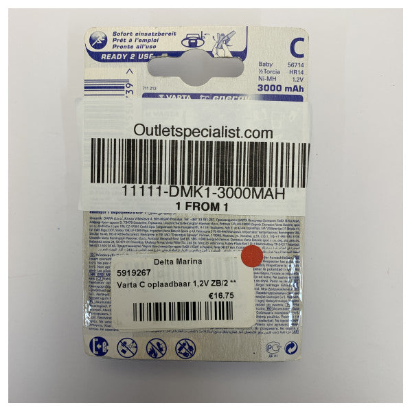 Varta Şarj Edilebilir Piller DMK1-3000MAH