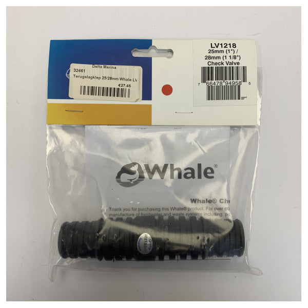 صمام عدم العودة Whale LV1218 25-28 مم أسود