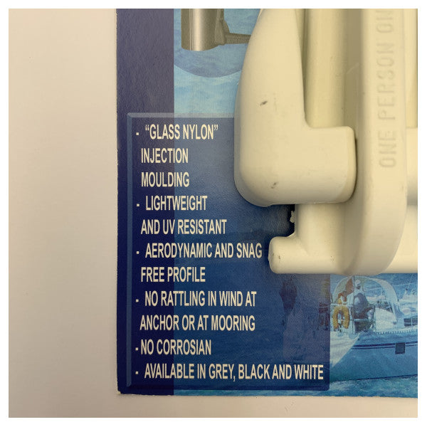 Mast Step Composite Folding Step White - MS050505