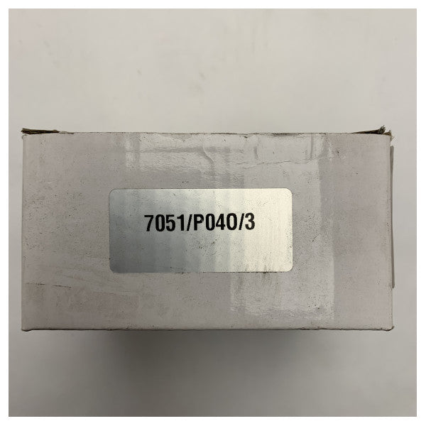 Вертикален превключвателен панел от неръждаема стомана с 4 бутона - издръжлив, компактен и лесен за окабеляване за лодки и яхти - 7051/P040/3