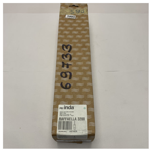 Inda Raffaela 32140CR トイレブラシホルダー スタイリッシュクローム仕上げ