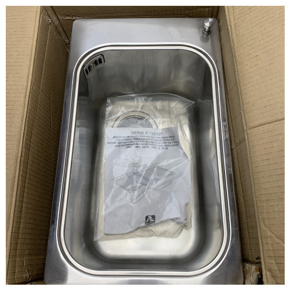 Zlew kuchenny ze stali nierdzewnej Alpes V50/30S 50 cm