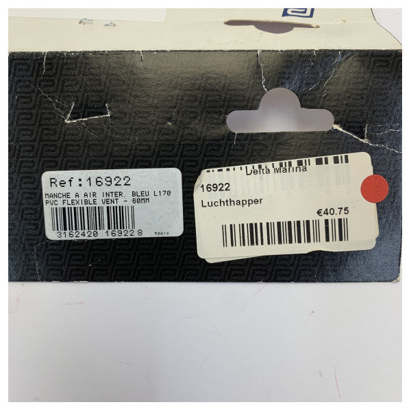 Plastimo 16922 Modello 90 Ventilazione del ponte flessibile in PVC 60mm - 16922