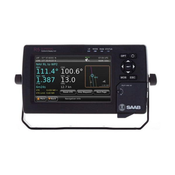 Utilisation de l'unité de contrôle et d'affichage SAAB R5 SAAB-7000-118-530