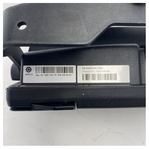 Utilisation de l'unité de contrôle et d'affichage SAAB R5 SAAB-7000-118-530