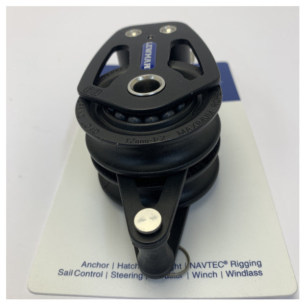 Lewmar HTX 60 mm Rigging Block Double mit Becket - 29196005-HTX - Yachtzubehör
