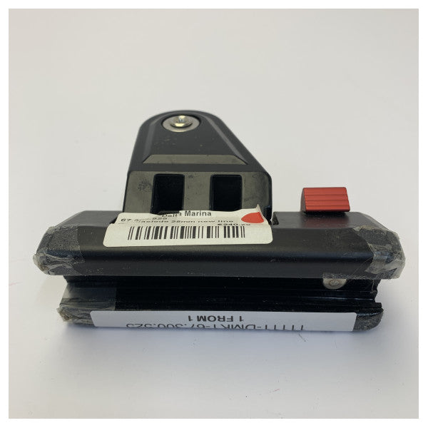 Pfeiffer Marine Genua Sled med Pin-Stop Svart 25 mm - 67.300.525