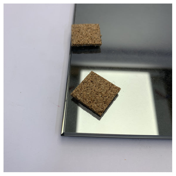 ハンセヨット クリスタルミラーグレー 4mm - 845 x 482 mm - ヨットインテリアミラー