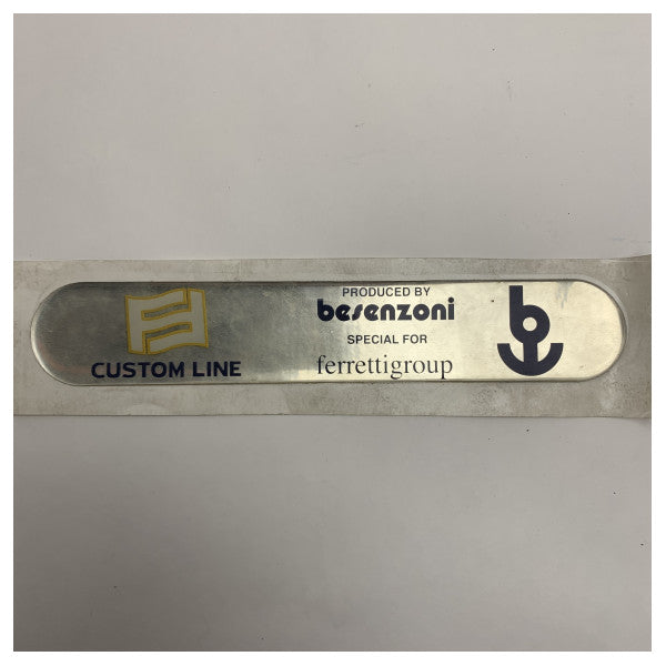 Besenzoniクレーン&アクセサリー用フェレッティメタルロゴバッジ - 213821