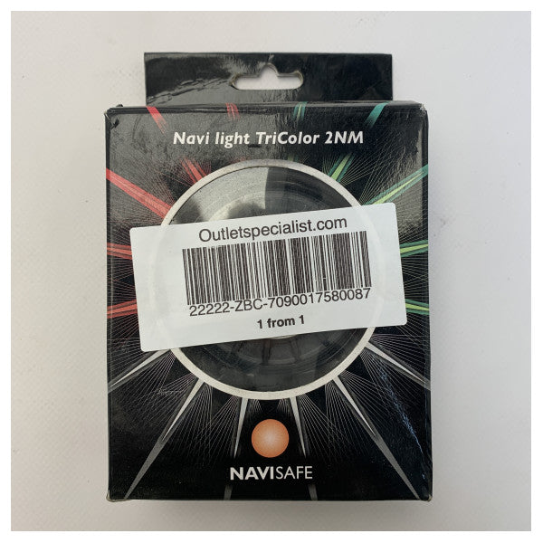 NaviLight TriColor 2NM Luce di navigazione a LED nera