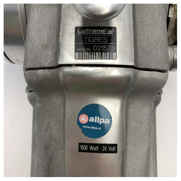 Ηλεκτρικό βαρούλκο άγκυρας Lofrans Tigres 1500W 24V - 10 mm - 831494