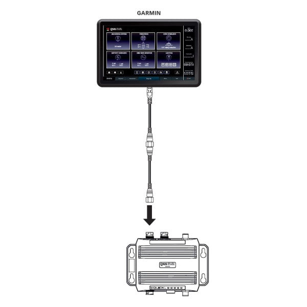 Quick Cable QNN CGA QNN GTW Wytrzymały wodoodporny kabel morski do urządzeń Garmin - 1,5 m