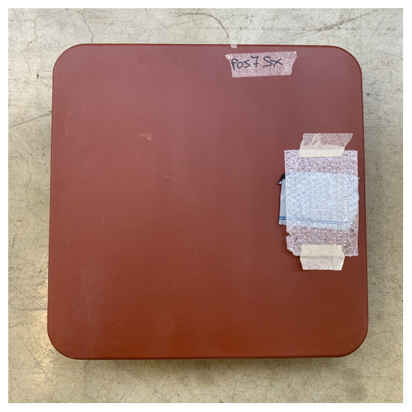 Wysokiej jakości metalowe drzwi dostępowe na zawiasach CRN z powłoką odporną na rdzę i wodoodporną uszczelką - 393483