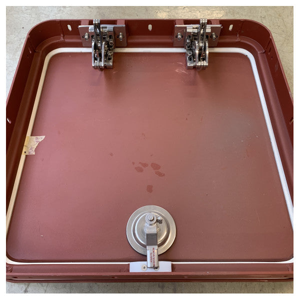 Wysokiej jakości metalowe drzwi dostępowe na zawiasach CRN z powłoką odporną na rdzę i wodoodporną uszczelką - 393483