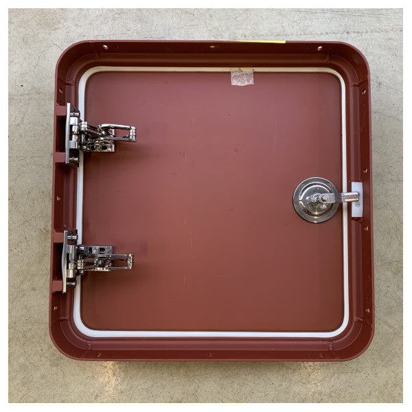 CRN Marine saranoitu ovi 450x650mm korroosionkestävä vedenpitävä metallinen laivan hyttiovi - 393488