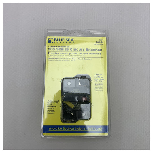 Hamulec obwodu Blue Sea 100 A do montażu powierzchniowego - 7187-BSS